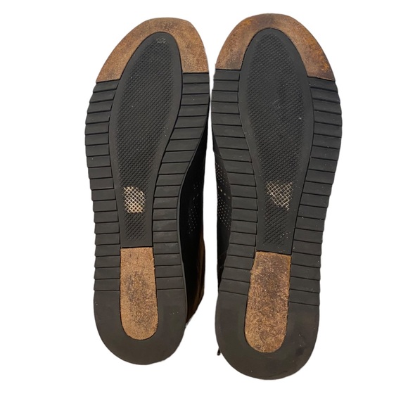 Magnanni Pueblo Black Leather Black Sneakers size 9.5 US Mens Shoes 14804 - Picture 6 of 9